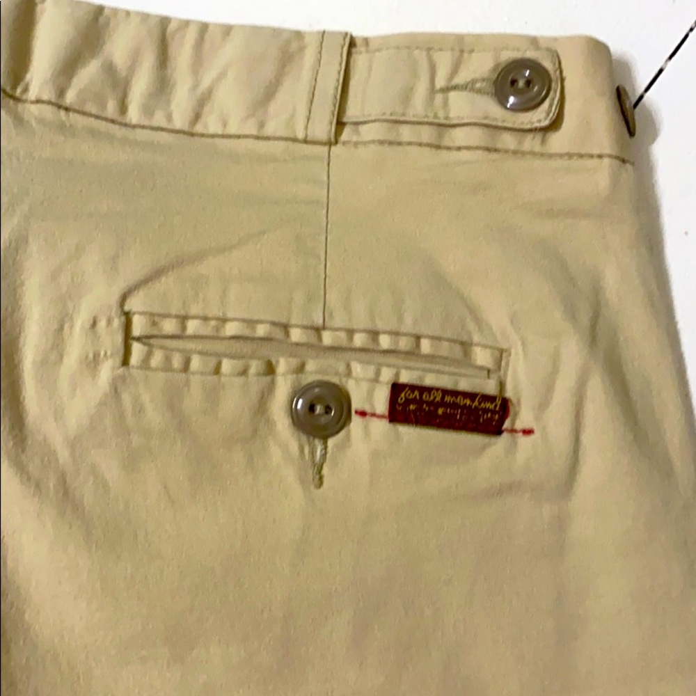 7 for All Mankind Cropped Pants Size 27 Khaki